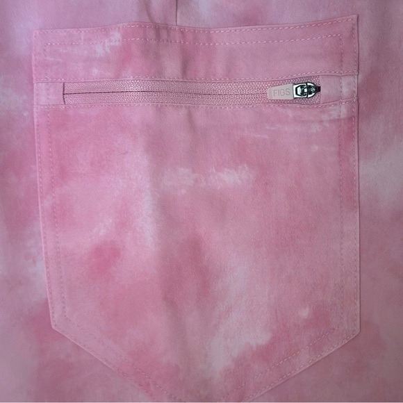 FIGS - SMALL - PINK MARBLE JOGGERS *never worn* - Picture 5 of 8